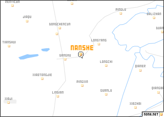 map of Nanshe