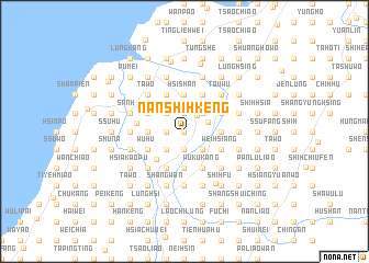 map of Nan-shih-k\