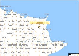 map of Nan-shih-k\