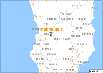 map of Nan-shih-pu