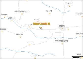map of Nanshimen