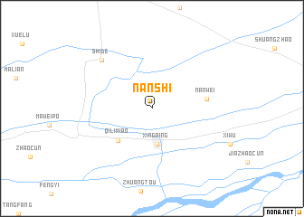 map of Nanshi