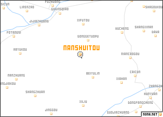 map of Nanshuitou