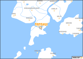 map of Nanshui