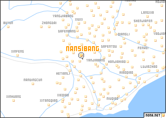 map of Nansibang