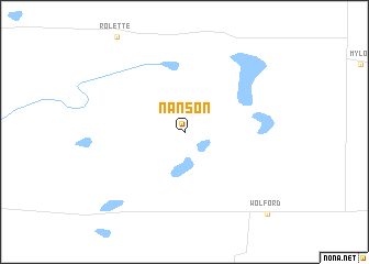 map of Nanson