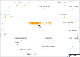 map of Nansunzhuang