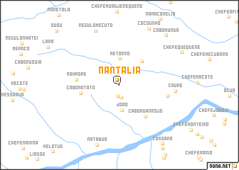 map of Nantália