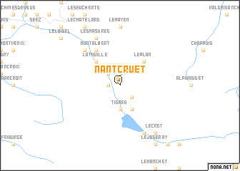 map of Nantcruet