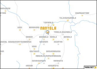 map of Nantèla