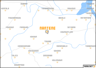 map of Nanténé