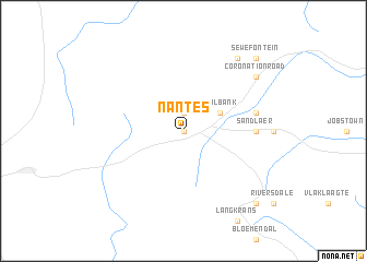 map of Nantes