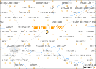 map of Nanteuil-la-Fosse