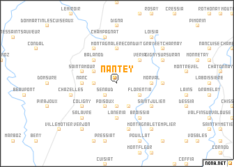 map of Nantey