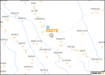 map of Nante