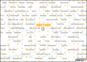 map of Nanthor