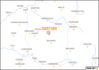 map of Nantian