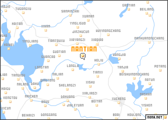 map of Nantian
