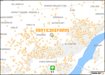 map of Nanticoke Farms