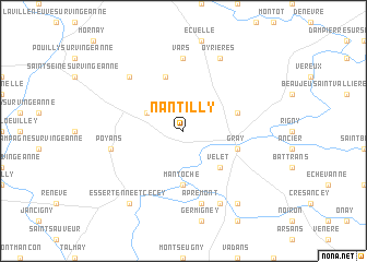 map of Nantilly