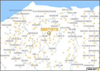 map of Nan Tinte