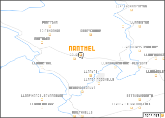 map of Nantmel