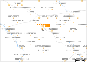 map of Nantois