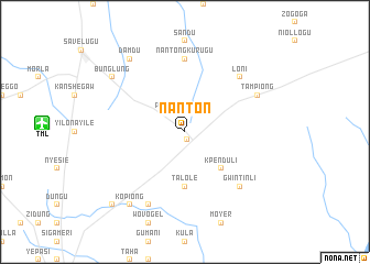 map of Nanton