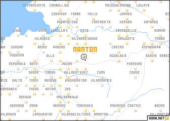 map of Nantón