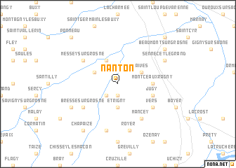 map of Nanton