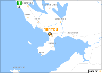 map of Nantou