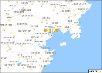 map of Nantou