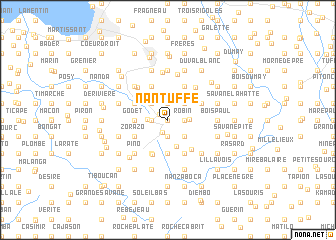 map of Nan Tuffe