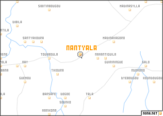 map of Nantyala