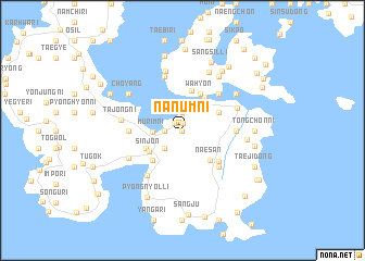 map of Nanŭm-ni