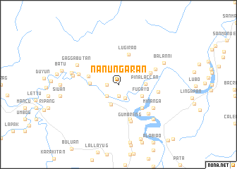 map of Nanungaran