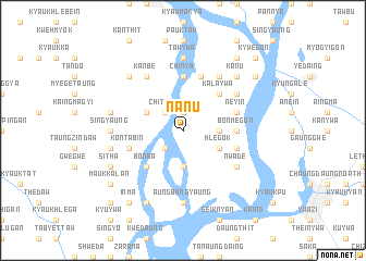 map of Nan-u