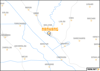 map of Nanwang