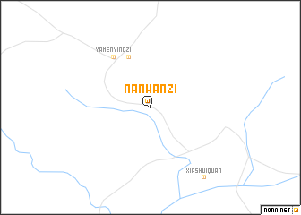 map of Nanwanzi