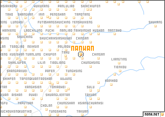 map of Nan-wan