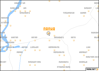 map of Nanwa