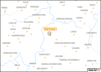 map of Nanwei