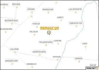 map of Nanwucun