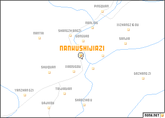 map of Nanwushijiazi