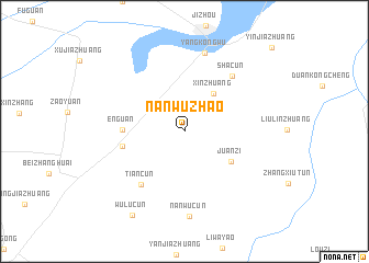 map of Nanwuzhao