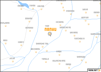 map of Nanwu