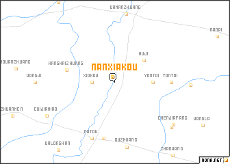 map of Nanxiakou