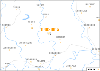 map of Nanxiang