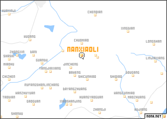 map of Nanxiaoli