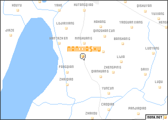 map of Nanxiashu